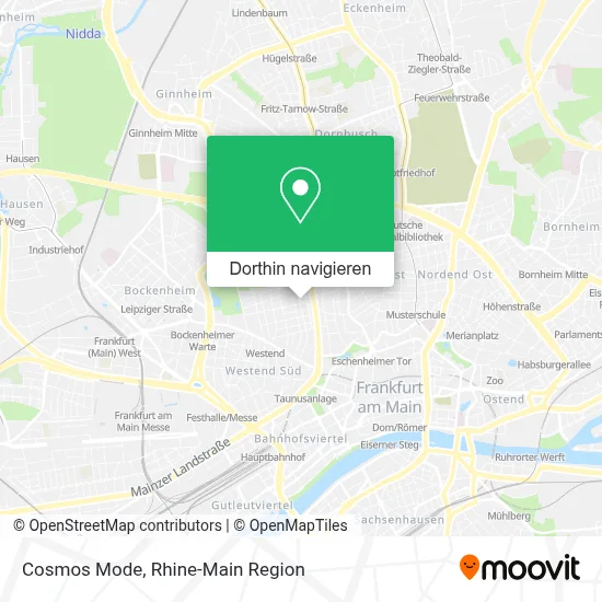 Cosmos Mode Karte