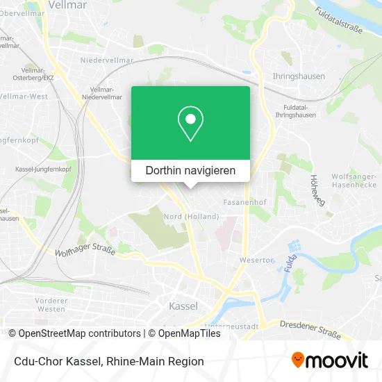 Cdu-Chor Kassel Karte
