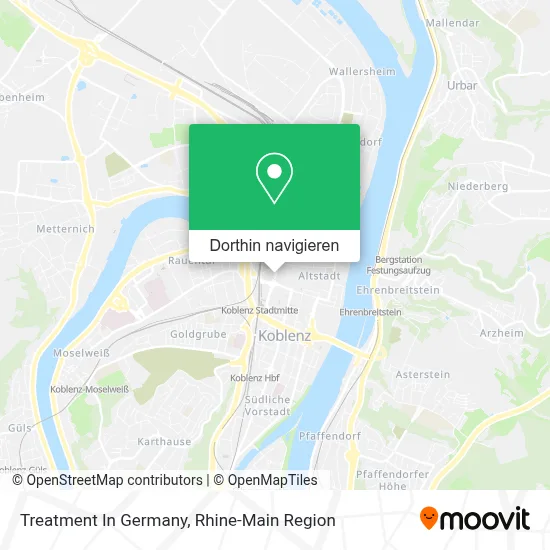 Treatment In Germany Karte