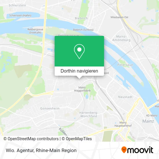 Wio. Agentur Karte