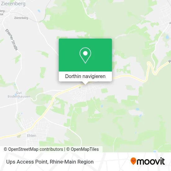 Ups Access Point Karte
