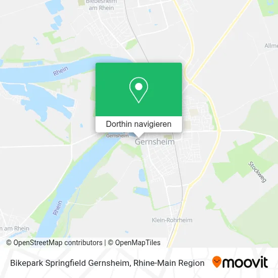 Bikepark Springfield Gernsheim Karte