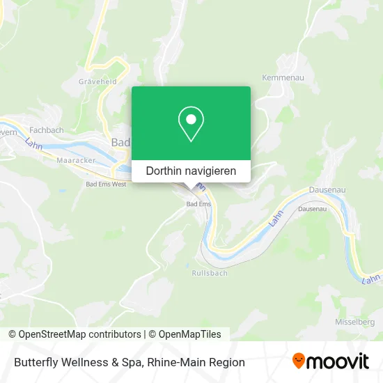 Butterfly Wellness & Spa Karte