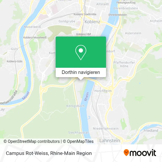 Campus Rot-Weiss Karte