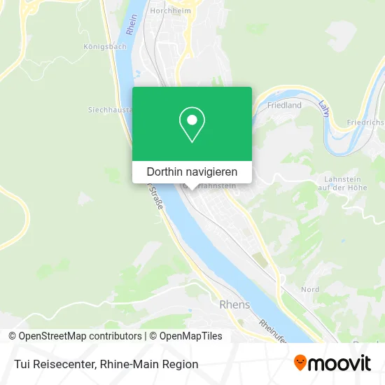 Tui Reisecenter Karte