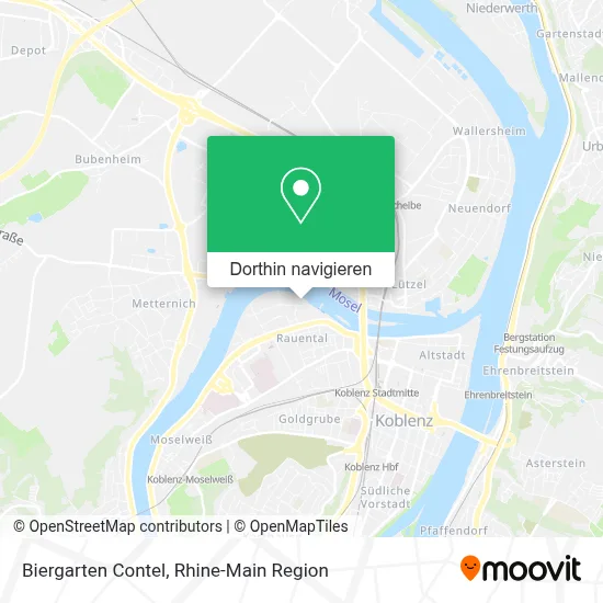 Biergarten Contel Karte