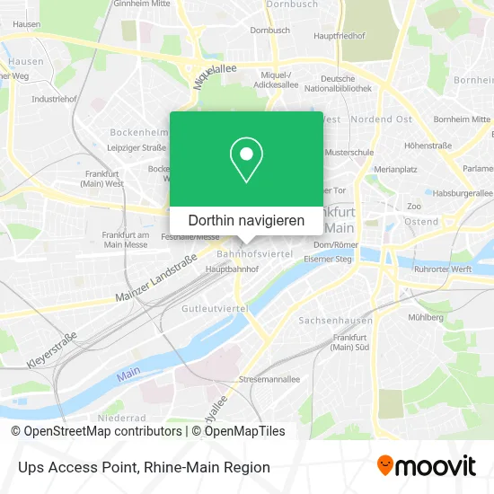 Ups Access Point Karte