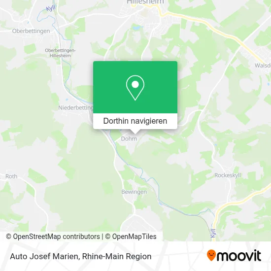 Auto Josef Marien Karte