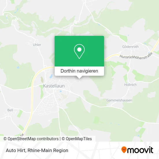 Auto Hirt Karte