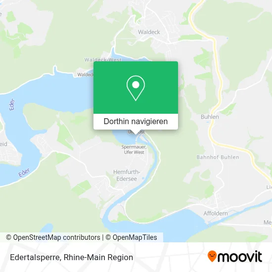 Edertalsperre Karte