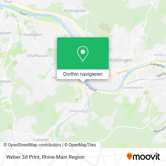 Weber 3d Print Karte