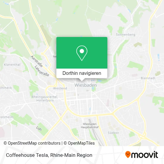 Coffeehouse Tesla Karte
