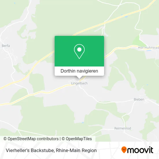 Vierheller's Backstube Karte