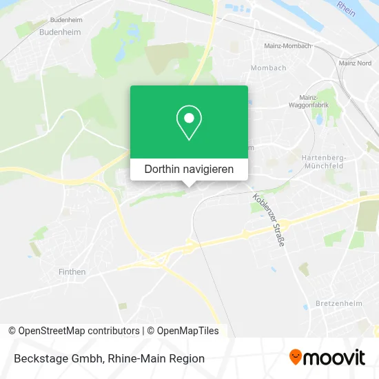 Beckstage Gmbh Karte