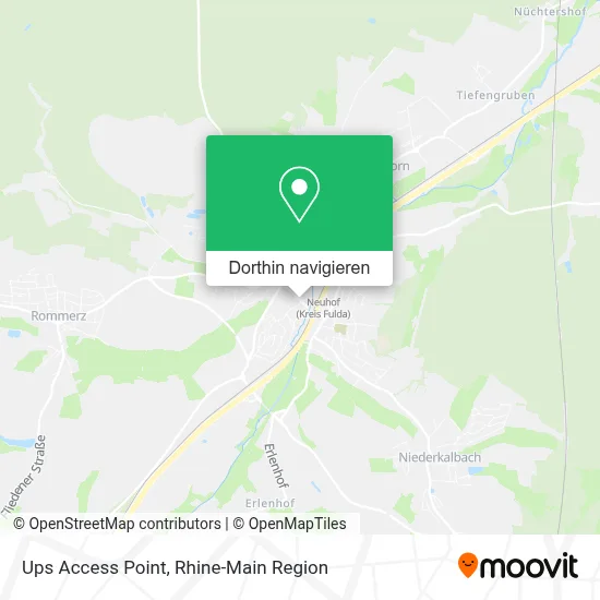 Ups Access Point Karte