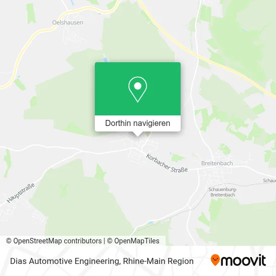 Dias Automotive Engineering Karte