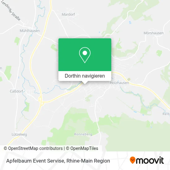 Apfelbaum Event Servise Karte