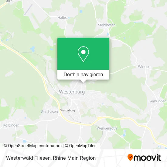 Westerwald Fliesen Karte