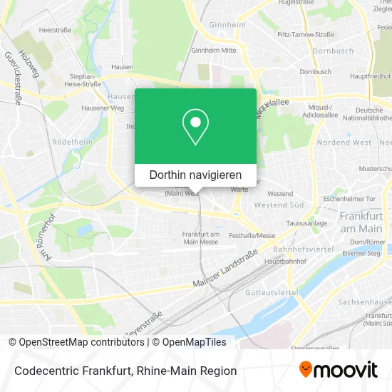 Codecentric Frankfurt Karte