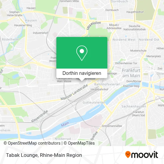 Tabak Lounge Karte
