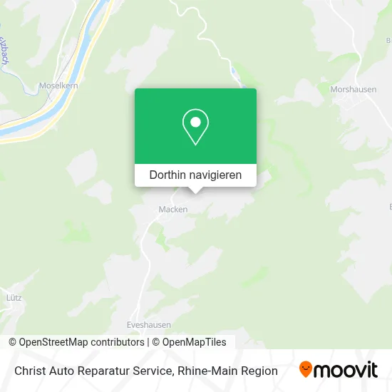 Christ Auto Reparatur Service Karte