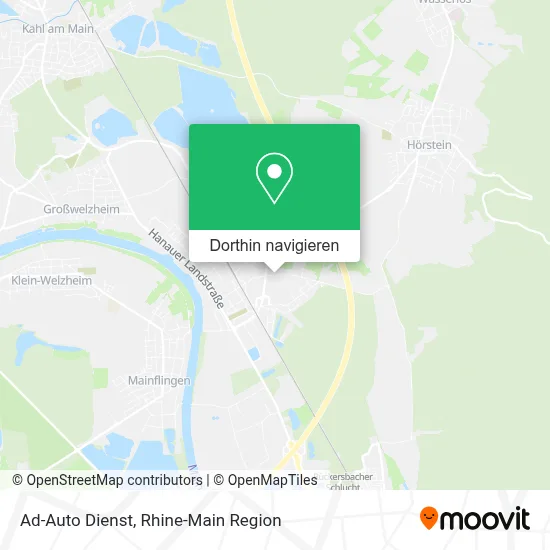 Ad-Auto Dienst Karte