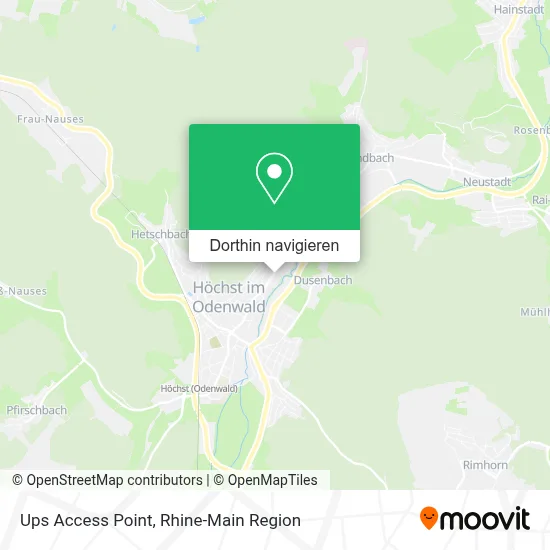 Ups Access Point Karte