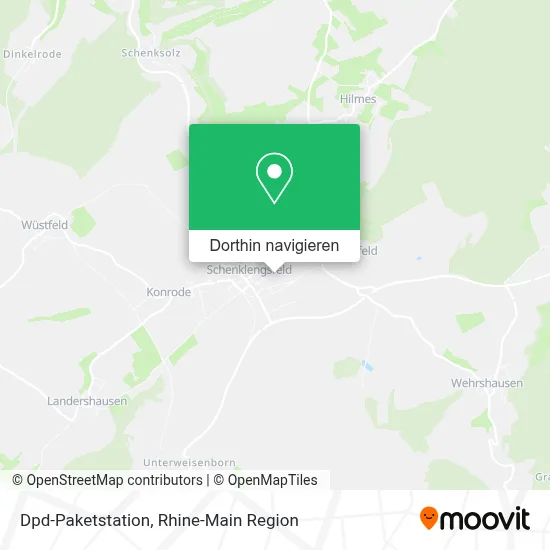 Dpd-Paketstation Karte