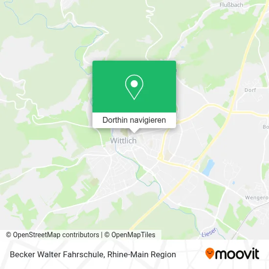 Becker Walter Fahrschule Karte