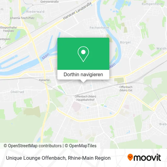 Unique Lounge Offenbach Karte