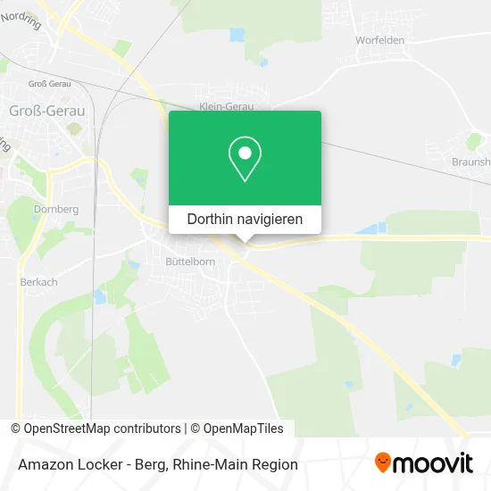 Amazon Locker - Berg Karte