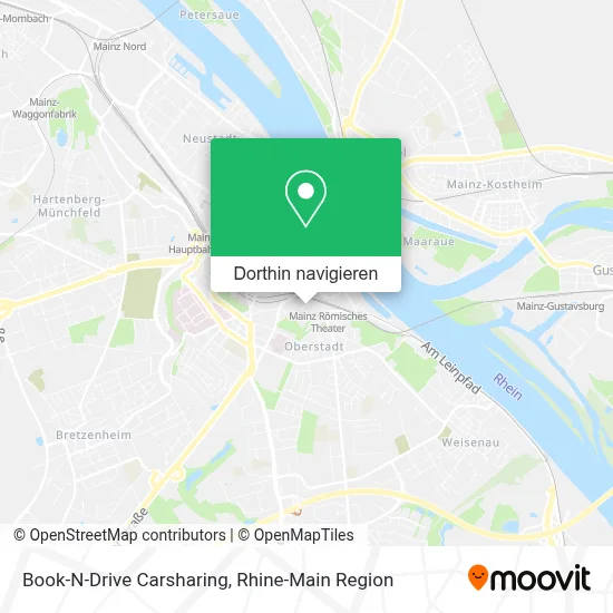 Book-N-Drive Carsharing Karte