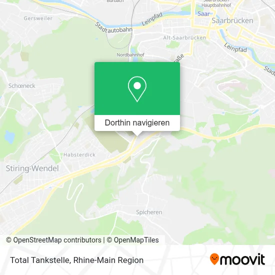 Total Tankstelle Karte