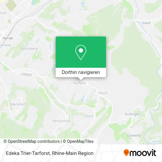 Edeka Trier-Tarforst Karte