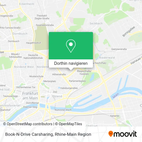 Book-N-Drive Carsharing Karte