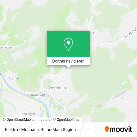 Elektro - Mosbach Karte
