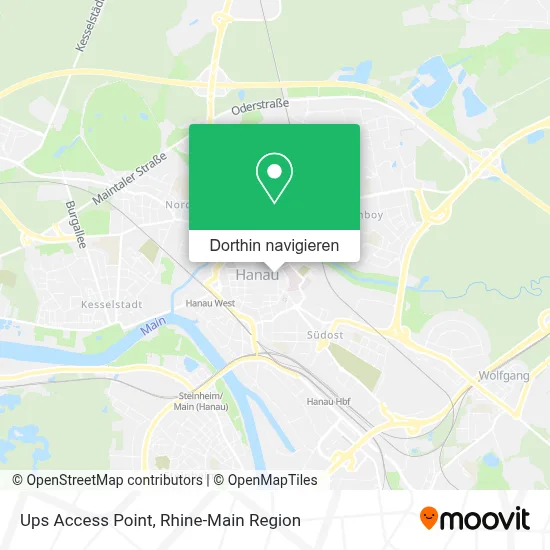 Ups Access Point Karte