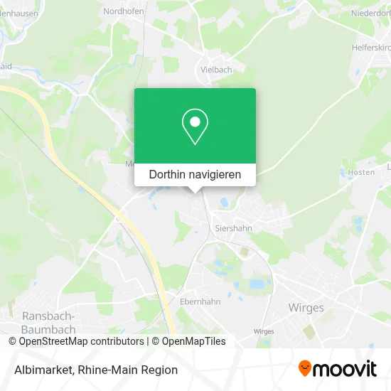 Albimarket Karte