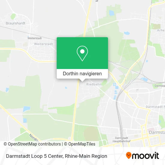 Darmstadt Loop 5 Center Karte