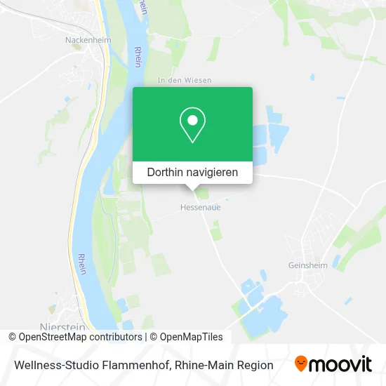 Wellness-Studio Flammenhof Karte