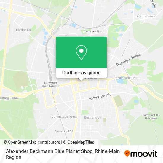 Alexander Beckmann Blue Planet Shop Karte