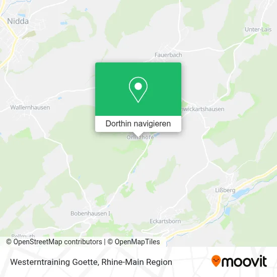 Westerntraining Goette Karte