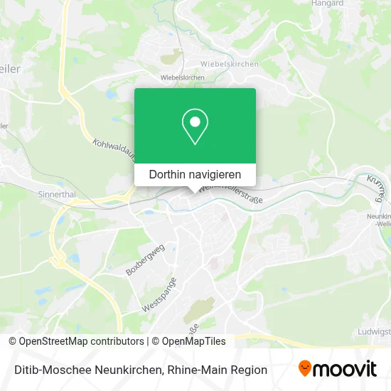 Ditib-Moschee Neunkirchen Karte