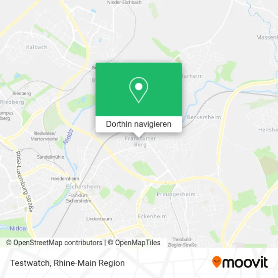 Testwatch Karte