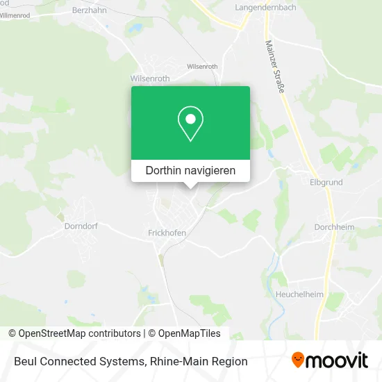 Beul Connected Systems Karte