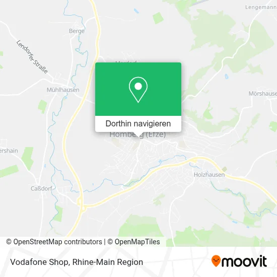 Vodafone Shop Karte