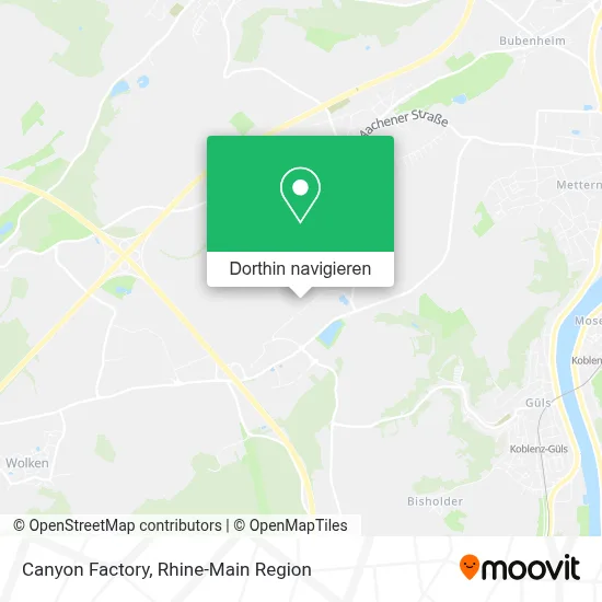 Canyon Factory Karte