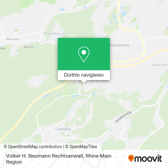 Volker H. Neumann Rechtsanwalt Karte