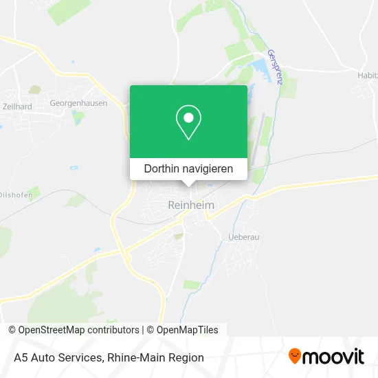 A5 Auto Services Karte