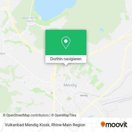 Vulkanbad Mendig Kiosk Karte